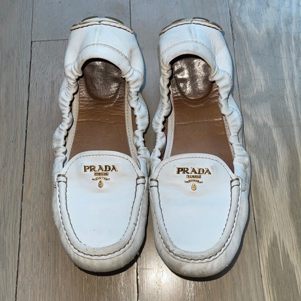 Prada slip on espadrilles